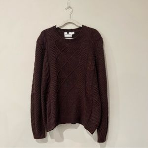 Topman Cable Knit Sweater